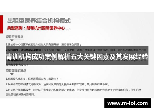 青训机构成功案例解析五大关键因素及其发展经验
